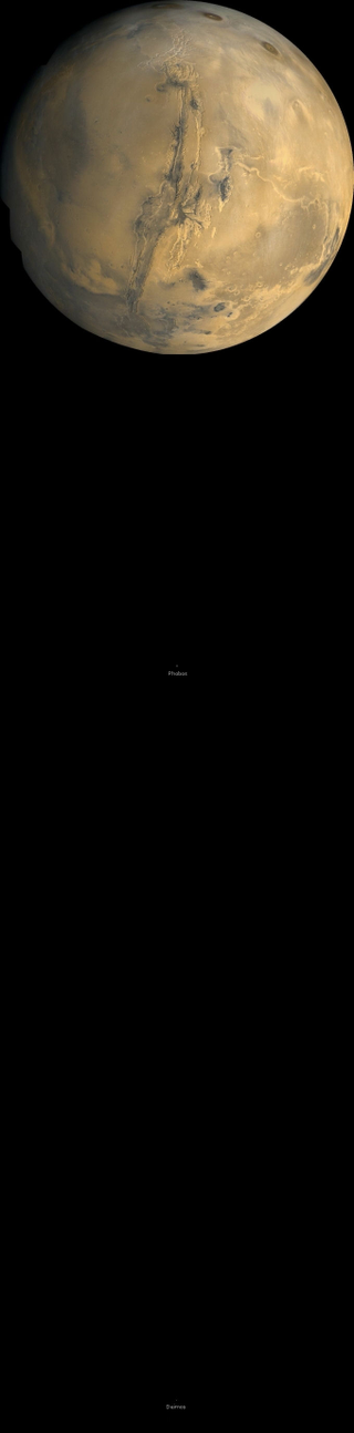 Illustration for article titled El primer (e hipnótico) vídeo del eclipse de las lunas de Marte